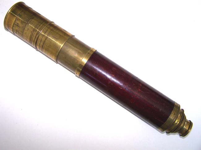 An Early 19th century Antique Two-Draw Telescope by Spencer Browning & Rust circa 1825